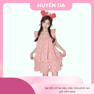 Bộ mặc nhà xinh hai dây bèo