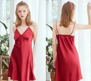 Đầm ngủ 2 dây dễ thương cho nữ