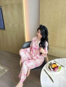 Pijama cộc tay nữ: