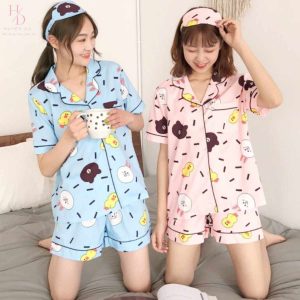 Pijama ngủ nữ dễ thương 
