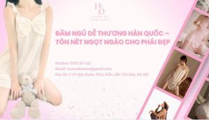 đầm ngủ dễ thương Hàn Quốc