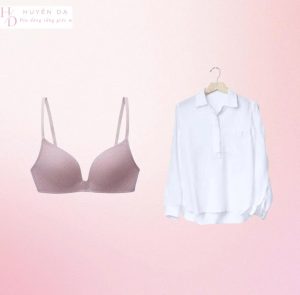 Áo lót nữ mặc áo sơ mi
