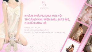 Khám Phá Pijama Vải Xô Thoáng Khí: Mềm Mại, Mát Mẻ, Chuẩn Mùa Hè