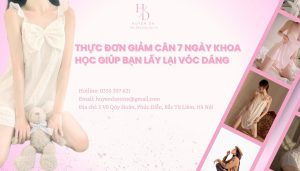 thực đơn 7 ngày giam cân